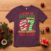 Funny Christmas 67 Meme T Shirt Listen Up Rizzlers This Sigma Has 67 Aura Energy No Cap - Wonder Print Shop