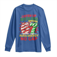 Funny Christmas 67 Meme Long Sleeve Shirt Listen Up Rizzlers This Sigma Has 67 Aura Energy No Cap - Wonder Print Shop