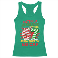Funny Christmas 67 Meme Racerback Tank Top Listen Up Rizzlers This Sigma Has 67 Aura Energy No Cap - Wonder Print Shop