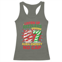 Funny Christmas 67 Meme Racerback Tank Top Listen Up Rizzlers This Sigma Has 67 Aura Energy No Cap - Wonder Print Shop
