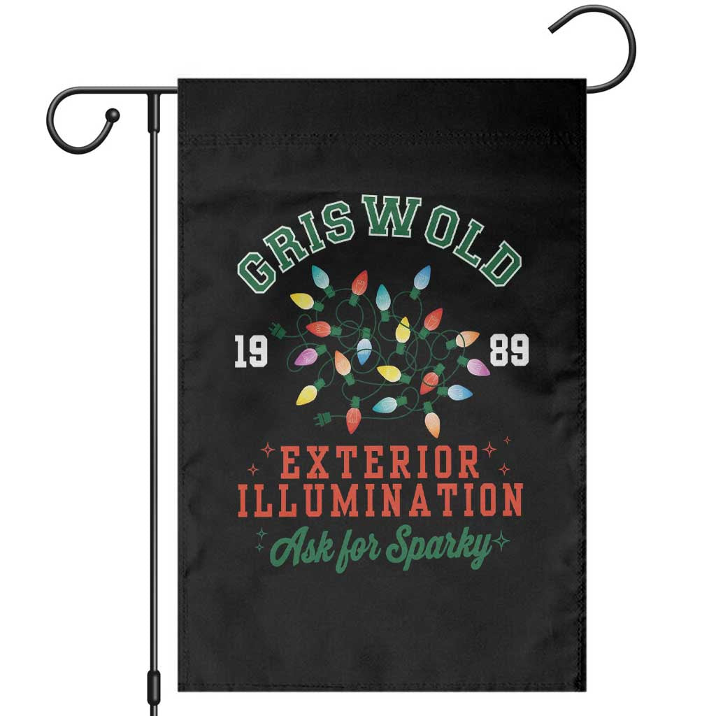 Funny Christmas Griswold Exterior Illumination Garden Flag Ask For Sparky Xmas Movie - Wonder Print Shop