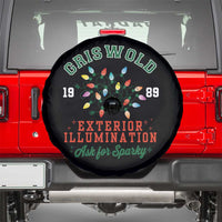 Funny Christmas Griswold Exterior Illumination Spare Tire Cover Ask For Sparky Xmas Movie - Wonder Print Shop