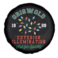 Funny Christmas Griswold Exterior Illumination Spare Tire Cover Ask For Sparky Xmas Movie - Wonder Print Shop