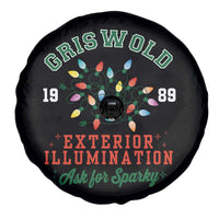 Funny Christmas Griswold Exterior Illumination Spare Tire Cover Ask For Sparky Xmas Movie - Wonder Print Shop