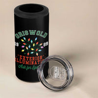Funny Christmas Griswold Exterior Illumination 4 in 1 Can Cooler Tumbler Ask For Sparky Xmas Movie - Wonder Print Shop