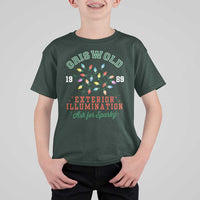 Funny Christmas Griswold Exterior Illumination T Shirt For Kid Ask For Sparky Xmas Movie - Wonder Print Shop