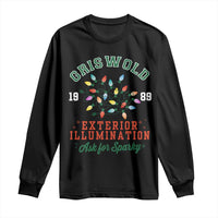 Funny Christmas Griswold Exterior Illumination Long Sleeve Shirt Ask For Sparky Xmas Movie - Wonder Print Shop