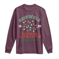 Funny Christmas Griswold Exterior Illumination Long Sleeve Shirt Ask For Sparky Xmas Movie - Wonder Print Shop