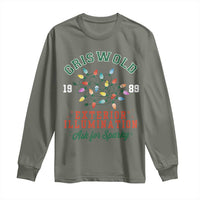 Funny Christmas Griswold Exterior Illumination Long Sleeve Shirt Ask For Sparky Xmas Movie - Wonder Print Shop