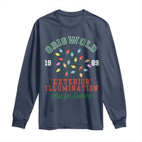 Funny Christmas Griswold Exterior Illumination Long Sleeve Shirt Ask For Sparky Xmas Movie - Wonder Print Shop