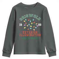 Funny Christmas Griswold Exterior Illumination Youth Sweatshirt Ask For Sparky Xmas Movie - Wonder Print Shop