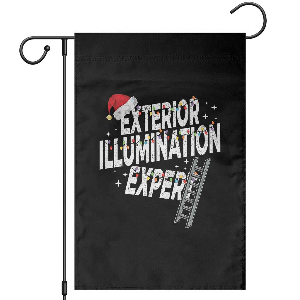 Funny Christmas Exterior Illumination Expert Garden Flag Xmas Lights Decorator - Wonder Print Shop
