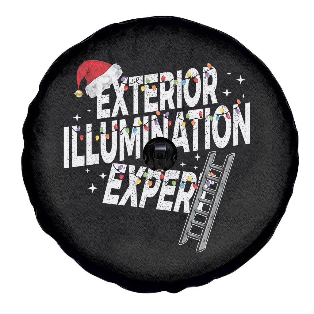 Funny Christmas Exterior Illumination Expert Spare Tire Cover Xmas Lights Decorator - Wonder Print Shop