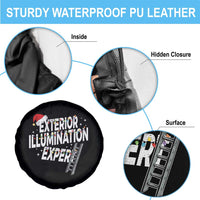 Funny Christmas Exterior Illumination Expert Spare Tire Cover Xmas Lights Decorator - Wonder Print Shop