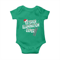 Funny Christmas Exterior Illumination Expert Baby Onesie Xmas Lights Decorator - Wonder Print Shop