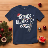 Funny Christmas Exterior Illumination Expert T Shirt Xmas Lights Decorator - Wonder Print Shop