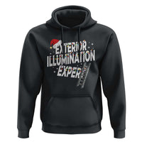 Funny Christmas Exterior Illumination Expert Hoodie Xmas Lights Decorator - Wonder Print Shop