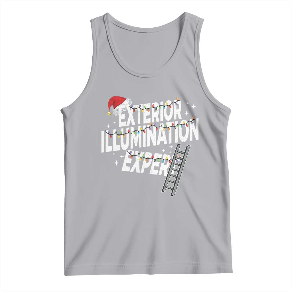 Funny Christmas Exterior Illumination Expert Tank Top Xmas Lights Decorator - Wonder Print Shop