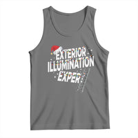 Funny Christmas Exterior Illumination Expert Tank Top Xmas Lights Decorator - Wonder Print Shop