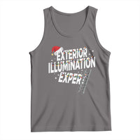 Funny Christmas Exterior Illumination Expert Tank Top Xmas Lights Decorator - Wonder Print Shop