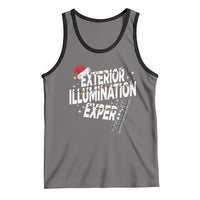 Funny Christmas Exterior Illumination Expert Tank Top Xmas Lights Decorator - Wonder Print Shop