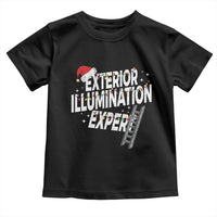 Funny Christmas Exterior Illumination Expert Toddler T Shirt Xmas Lights Decorator - Wonder Print Shop