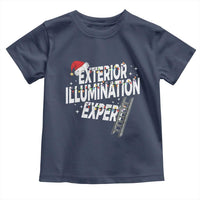 Funny Christmas Exterior Illumination Expert Toddler T Shirt Xmas Lights Decorator - Wonder Print Shop