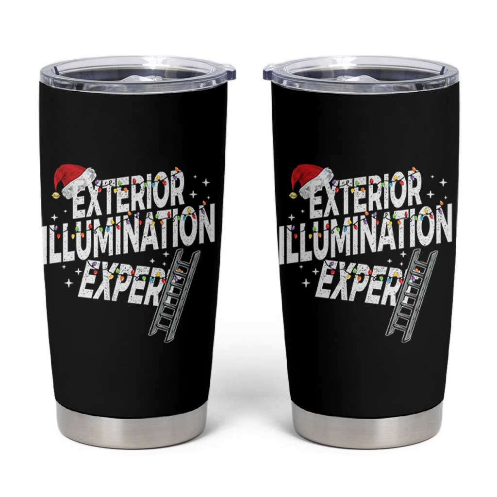 Funny Christmas Exterior Illumination Expert Tumbler Cup Xmas Lights Decorator - Wonder Print Shop