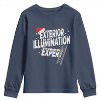 Funny Christmas Exterior Illumination Expert Youth Sweatshirt Xmas Lights Decorator - Wonder Print Shop