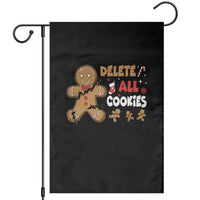 Funny Christmas Delete All Cookies Garden Flag Xmas Gingerbread - undefined