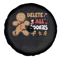 Funny Christmas Delete All Cookies Spare Tire Cover Xmas Gingerbread - Wonder Print Shop
