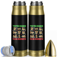 Funny Xmas Tis The Season To Be Naughty Bullet Tumbler Xmas Adult Humor Gingerbread - Wonder Print Shop