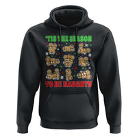 Funny Xmas Tis The Season To Be Naughty Hoodie Xmas Adult Humor Gingerbread - Wonder Print Shop