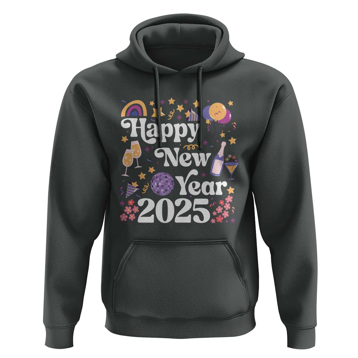 Happy New Year 2025 Hoodie Cute New Year's Eve Party