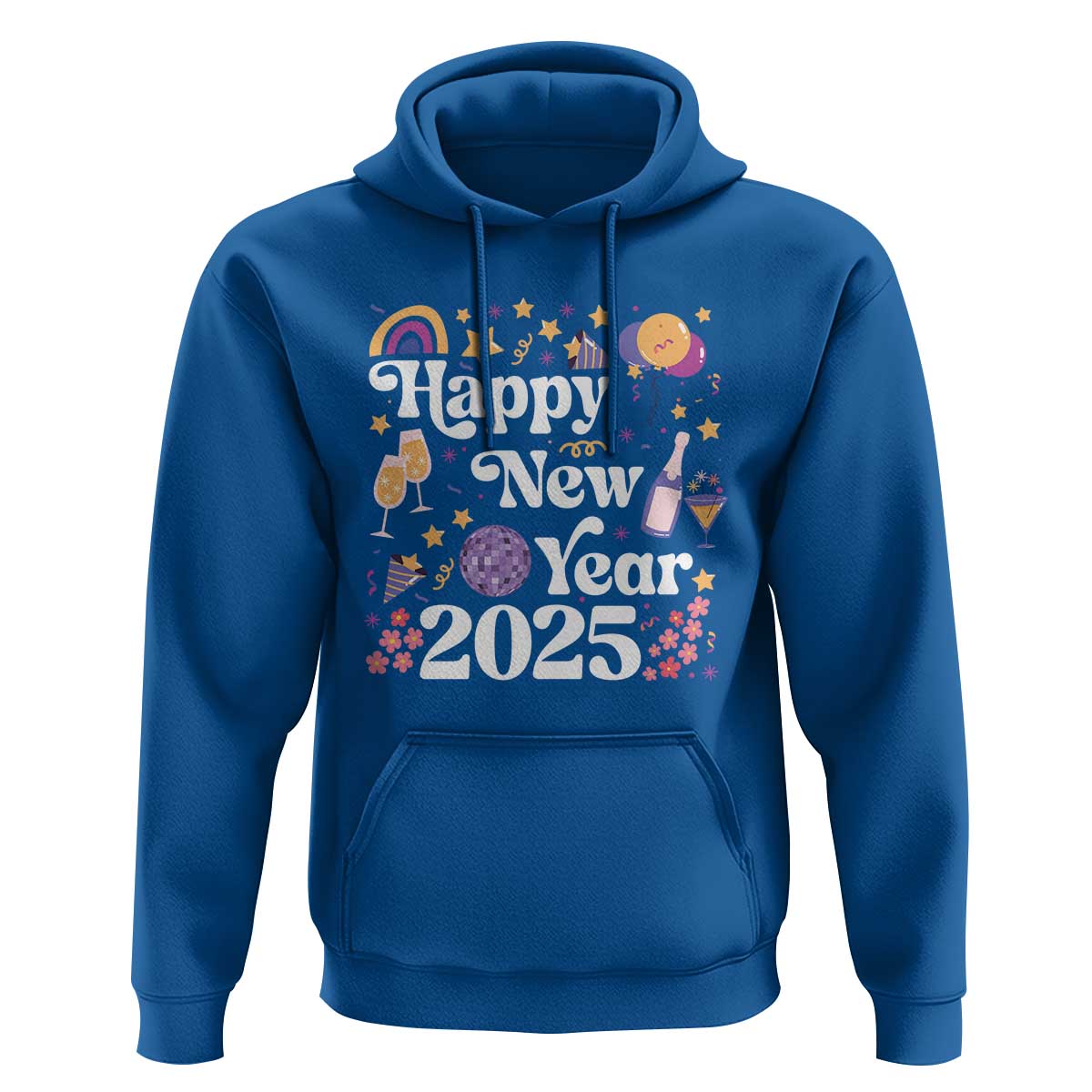 Happy New Year 2025 Hoodie Cute New Year's Eve Party
