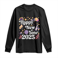 Happy New Year 2025 Long Sleeve Shirt Cute New Year's Eve Party