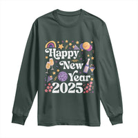Happy New Year 2025 Long Sleeve Shirt Cute New Year's Eve Party