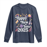 Happy New Year 2025 Long Sleeve Shirt Cute New Year's Eve Party