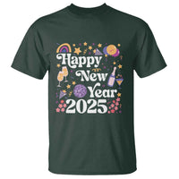 Happy New Year 2025 T Shirt Cute New Year's Eve Party - Wonder Print Shop