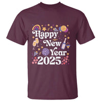 Happy New Year 2025 T Shirt Cute New Year's Eve Party - Wonder Print Shop