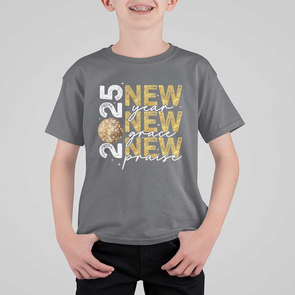 New Year New Grace New Praise 2025 T Shirt For Kid - Wonder Print Shop