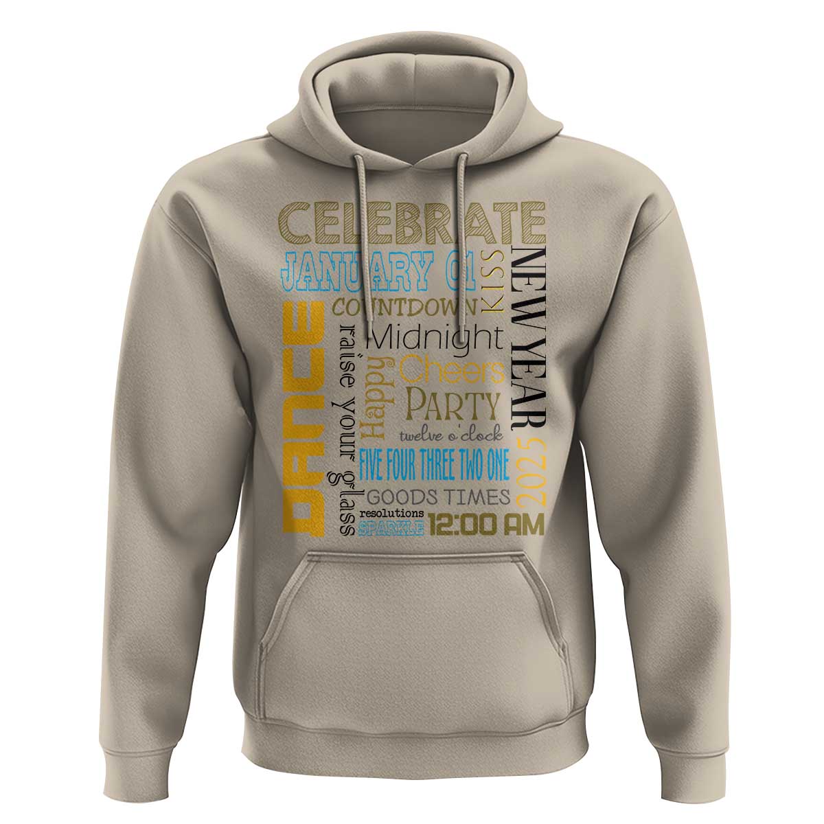 Happy New Year 2025 Hoodie New Year's Eve Activities