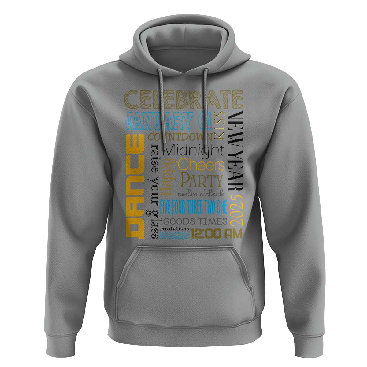 Happy New Year 2025 Hoodie New Year's Eve Activities