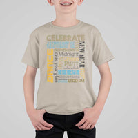 Happy New Year 2025 T Shirt For Kid New Year's Eve Activities - Wonder Print Shop
