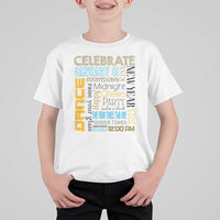 Happy New Year 2025 T Shirt For Kid New Year's Eve Activities - Wonder Print Shop