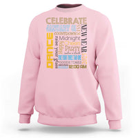 Happy New Year 2025 Sweatshirt New Year's Eve Activities - Wonder Print Shop