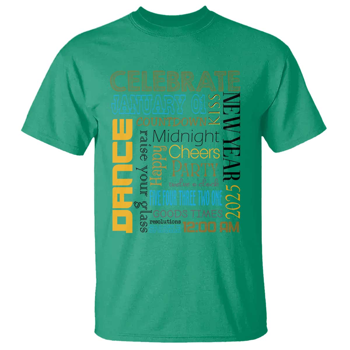 Happy New Year 2025 T Shirt New Year's Eve Activities - Wonder Print Shop