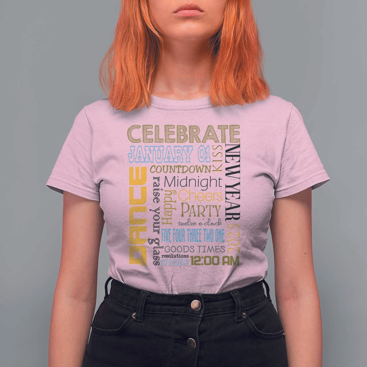 Happy New Year 2025 T Shirt For Women New Year's Eve Activities - Wonder Print Shop