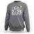 Hello 2025 Happy New Year Sweatshirt Snowman Firework New Year's Eve - Wonder Print Shop