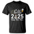 Hello 2025 Happy New Year T Shirt Snowman Firework New Year's Eve - Wonder Print Shop